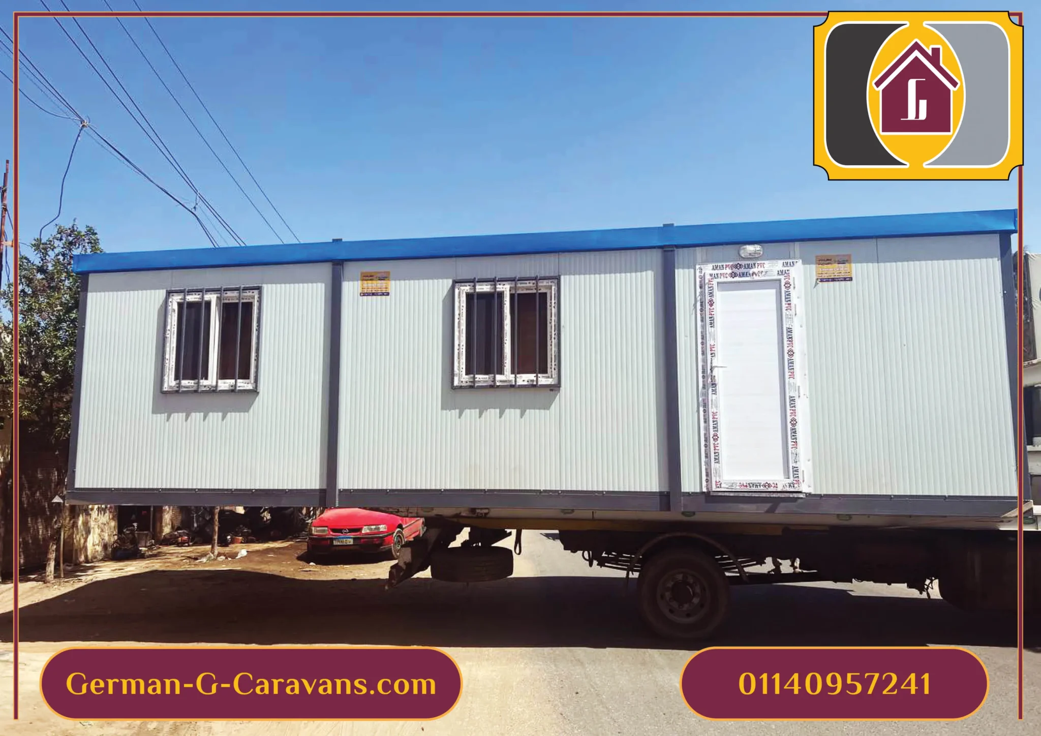 كرفانات للبيع - كرفانات ادارية للبيع - كرفان مكتب للبيع - كرفانات - شركة كرفانات - مصنع كرفانات - شركة كرفانات الألمانية جي